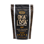 Bedré Fine Chocolate Oka'Losa Dark Chocolate Decadence ground coffee bag