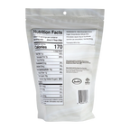 Bedré Fine Chocolate Milk Chocolate Melting Wafers package back with nutrition facts and ingredients