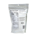 Bedré Fine Chocolate White Fudge Wafers package back with nutrition facts and ingredients