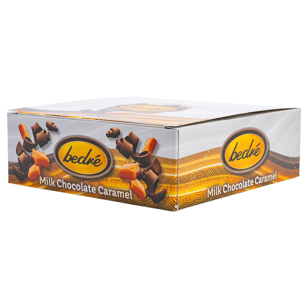 Bedré Fine Chocolate Milk Chocolate Caramel Bar retail display box