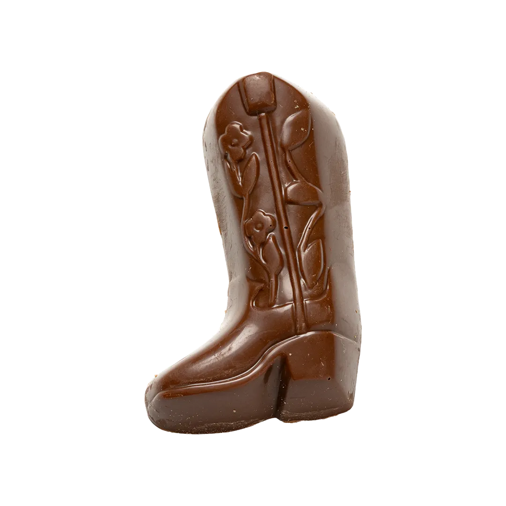 Bedré Fine Chocolate Milk Chocolate Cowboy Boot shaped piece