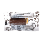 Back of Bedré Fine Chocolate Milk Chocolate Cowboy Hat wrapper showing nutrition facts