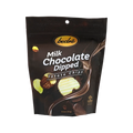 Bedré Fine Chocolate Milk Chocolate-Dipped Potato Chips pouch, front label