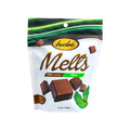 Bedré Fine Chocolate Milk Chocolate Mint Melts bag, 6.4oz pouch front view