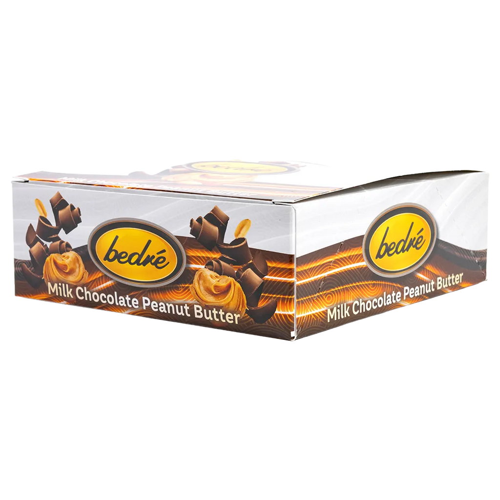 Bedré Fine Chocolate Milk Chocolate Peanut Butter Bar retail display box