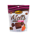 Bedré Fine Chocolate Milk Chocolate Strawberry Melts bag, 6.4oz pouch front