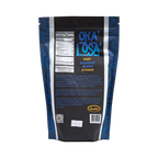 Bedré Fine Chocolate Morning Blend coffee bag back with nutrition facts and brew directions