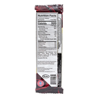 Bedré Fine Chocolate OU Bar back label showing nutrition facts and ingredients, University of Oklahoma milk chocolate bar