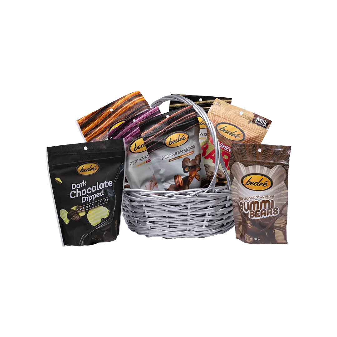 Silver Glamour Small Gift Basket