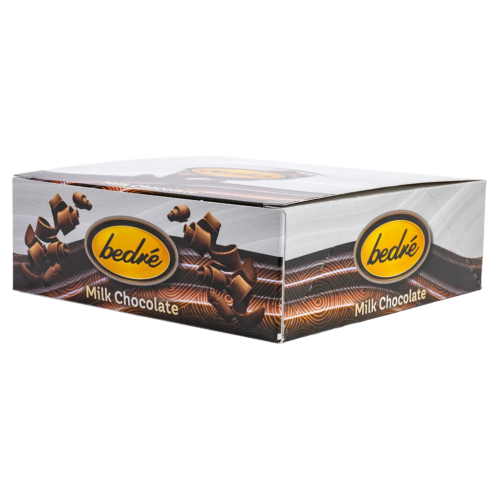 Bedré Fine Chocolate Solid Milk Chocolate Bar retail display box