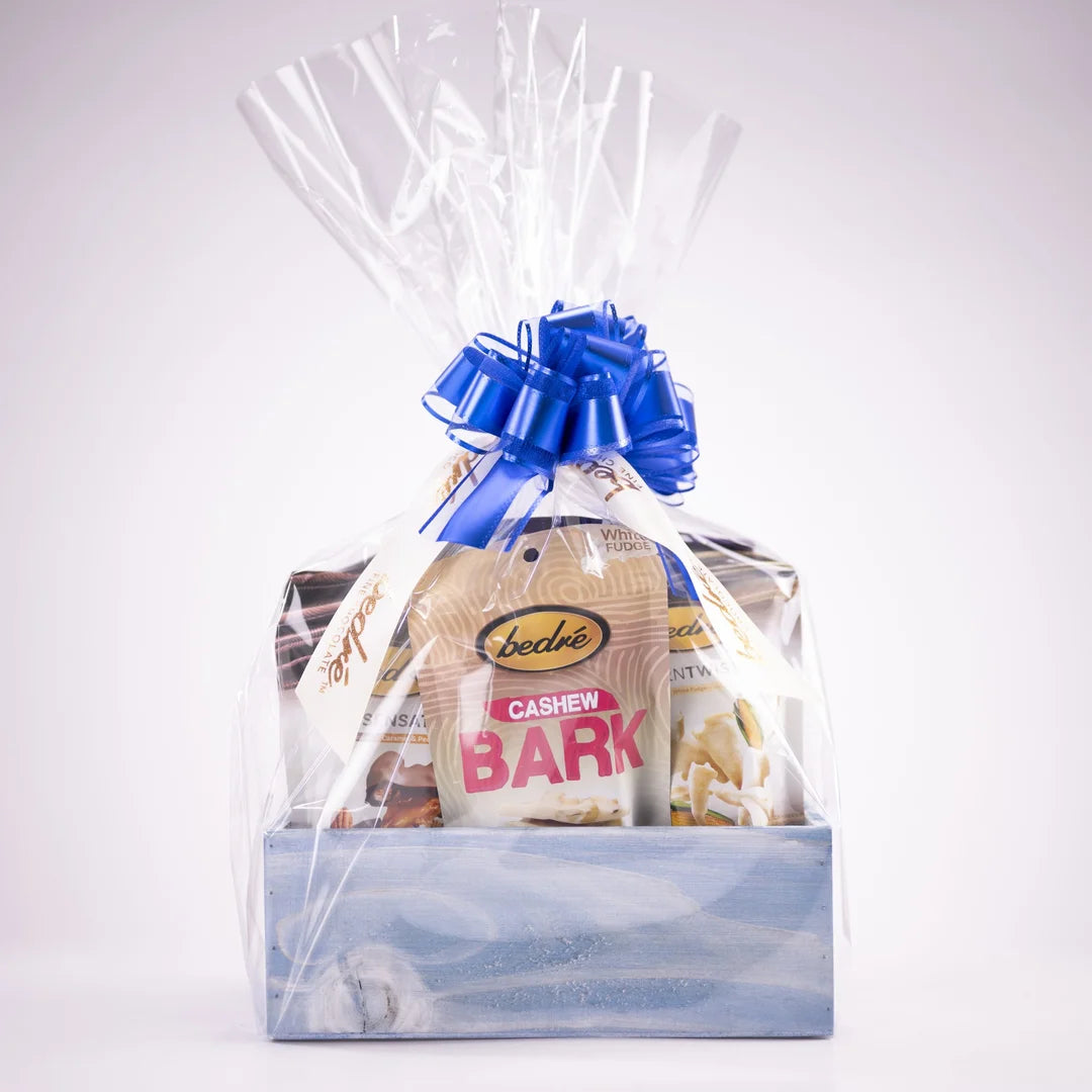 Wooden Crate In Blue Pastel